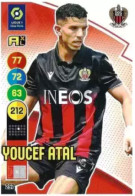 257 Youcef Atal - OGC Nice - Panini Adrenalyn XL LIGUE 1 - 2021-2022 Carte Football - Trading Cards