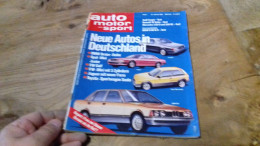 142 / AUTO MOTOR UND SPORT N° 1 1981 RENAULT .18 TURBO / AUDI COUPE / ECT - Cars & Transportation