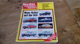 142 / AUTO MOTOR UND SPORT N° 18 1981 FORD ESCORT / FIAT RITMO DIESEL / RENAUL 5 - Automobili & Trasporti