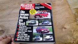 142 / AUTO MOTOR UND SPORT N° 22 1981 BMW 520I / ALFA ROMEO GIULIETTA LUSSO 2.0 ECT - Auto & Verkehr