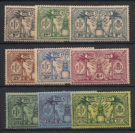 NOUVELLES-HEBRIDES - 1925 - N°YT. 91 à 99 - Série Complète - Neuf * / MH VF - Unused Stamps