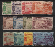 NOUVELLES-HEBRIDES - 1938 - N°YT. 100 à 111 - Série Complète - Neuf * / MH VF - Nuevos