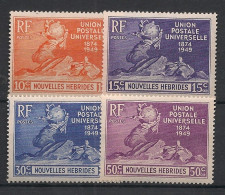 NOUVELLES-HEBRIDES - 1949-50 - N°YT. 136 à 139 - Série Complète - Neuf * / MH VF - Nuevos