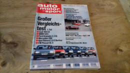 142 / AUTO MOTOR UND SPORT N° 24 1981 CITROEN VISA II SUPER X / /AC COBRA 289 ECT - Automóviles & Transporte