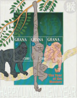 Ghana   Mini Sheet   2004   "Chinese New Year - Year Of The Monkey" - Ghana (1957-...)