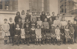 Donnemarie En Montois - Ecole Des Filles - Carte Photo 1920 - Donnemarie Dontilly