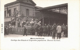 Carte POSTALE Ancienne De  BRUXELLES - OEUVRE Du TRAVAIL / Cortége Des GEANTS ... - Feesten En Evenementen