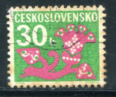 TCHECOSLOVAQUIE- Taxe Y&T N°105- Oblitéré - Timbres-taxe