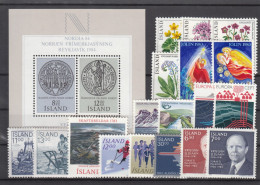 Iceland 1983 - Full Year MNH ** - Années Complètes