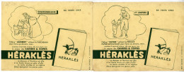 BUVARD     CAHIERS ET COPIES HERAKLES    -  LOT 8 BUVARDS - Cartoleria