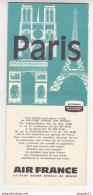 Au Plus Rapide Air France Publicité Paris Ref 21 859/P-5-63 - Articles De Papeterie