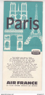 Au Plus Rapide Air France Publicité Paris Ref 21 859/P-5-63 - Artículos De Papelería