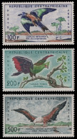 Zentralafrikanische Rep. 1960 - Mi-Nr. 12-14 ** - MNH - Vögel / Birds - Centrafricaine (République)