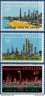 Dutch Antilles 1974 Oil Industry Aruba 3 Values MNH H-74.04 Nederlandse Antillen Refinery, Sulpher, Lago - Usines & Industries