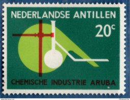 Dutch Antilles 1963 Chemistry 1 Values MNH H-63.07 Nederlandse Antillen, Retort, Distillation, Chemistry - Usines & Industries