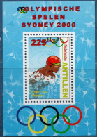 Dutch Antilles 2000 Olympic Games Sydney Block MNH 2106.0934 Swimmer - Estate 2000: Sydney