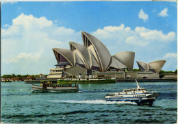 AUSTRALIA  SYDNEY  Opera House  Boats  Hydrofoil  Associazione Emigranti Bellunesi  - Sydney