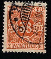 1907 Avisporto Michel DK V6X Stamp Number DK P6 Yvert Et Tellier DK J6 Stanley Gibbons DK N136 Used - Usati