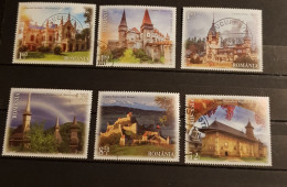 ROMANIA ARHITECTURE SET USED - Used Stamps