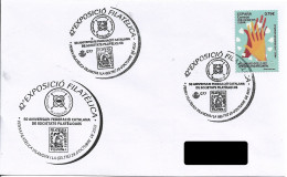 SPAIN. POSTMARK. 50TH ANNIVERSARY OF THE CATALAN FEDERATION OF PHILATELIC SOCIETIES. VILANOVA I LA GELTRU. 2022 - Macchine Per Obliterare (EMA)