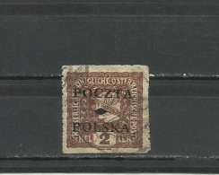 Poland 1919 - Krakow Fi. 50 (Mi.49) , Used, Forgery - Oblitérés