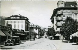 SIERRE  VS  Rue De Hotel Terminus  Imprimerie E. Schoechli  Voitures - Sierre