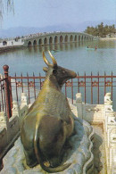 AK 181367 CHINA - Bronze Ox & Seventeen Arch Bridge - Chine