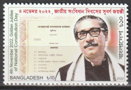 Bangladesh 2022, Postfris MNH, National Constitution Day - Bangladesch