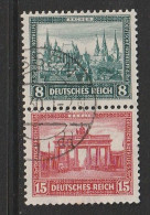 Nothilfe 1930, Combinatie S76, Gestempelt, 15€ Kat. - Carnets & Se-tenant