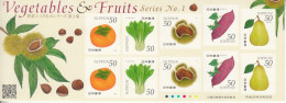 2013 Japan Vegetables & Fruits Health Plants Trees  Miniature Sheet Of 10 MNH - Neufs