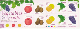 2013 Japan Vegetables & Fruits Health Plants Trees  Miniature Sheet Of 10 MNH - Nuevos