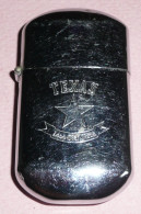 Rare Briquet Tempête à Essence TEXAS Lone Star State, Style Zippo - Autres & Non Classés