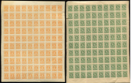 Estonia:Unused Sheets Serie 5 And 10 Pennies, 1919, MNH - Estonie