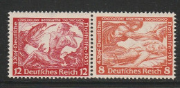 Wagner 1933, Combinatie W 55, Postfrisch, 50€ Kat. - Carnets & Se-tenant