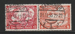 Wagner 1933, Combinatie W 55, Gestempelt, 35€ Kat. - Postzegelboekjes & Se-tenant