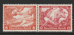 Wagner 1933, Combinatie W 57, Postfrisch, 50€ Kat. - Markenheftchen  & Se-tenant