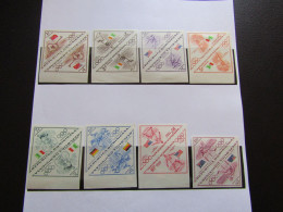 JO420   Timbres Non Perforés   JO  Melbourne  1956  MNH  YT 469-473 Et A114-116   Rép. Dominicaine - Ete 1956: Melbourne