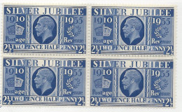 24745) GB UK 1935 Silver Jubilee Mint No Hinge ** Perf Fold & Seperation - Unused Stamps