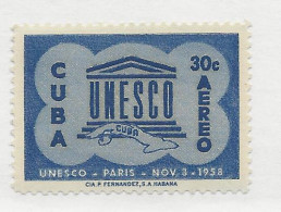 24761) Cuba 1955 UNESCO Mint Hinge * - Unused Stamps