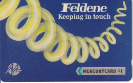 MER 147 TARJETA DE MERCURY DE FELDENE - 20MERB - Mercury Communications & Paytelco