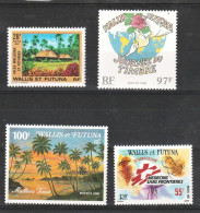 Wallis Et Futuna YT 402/3, 404A, 407 Paysages  N** - Ungebraucht