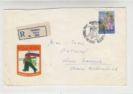 Postal Cover Zbor Slovenskih Pionirjev. Lokve 1971. - Covers & Documents