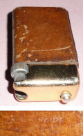 Rare Ancien Briquet à Gaz En Métal Et Cuir, Flaminaire - Andere & Zonder Classificatie