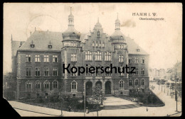 ALTE POSTKARTE HAMM IN WESTFALEN OBERLANDESGERICHT 1906 Gericht Court Ansichtskarte AK Cpa Postcard - Hamm