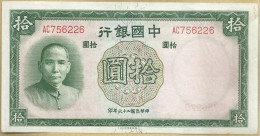 China - 10 Yuan 1937 - Chine