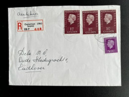 NETHERLANDS 1978? REGISTERED LETTER OOSTERHOUT (NB) PATRIJSLAAN TO EINDHOVEN 02-05-1978? NEDERLAND AANGETEKEND - Briefe U. Dokumente