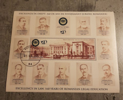 ROMANIA EXCELLENCY IN LAW SHEET USED - Used Stamps