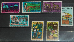 NIGERIA 1973, Industry And Crafts, Yankari Game Reserve, Animals, Used - Nigeria (1961-...)