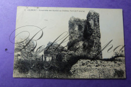 Jeumont Ensemble Des Ruines Du Chateau D59 1923 - Jeumont