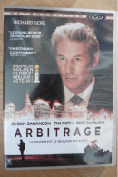 DVD Film Thriller Arbitrage 2012 Avec Richard Gere Susan Sarandon Tim Roth Laetitia Casta Nate Parker Brit Marling - Politie & Thriller